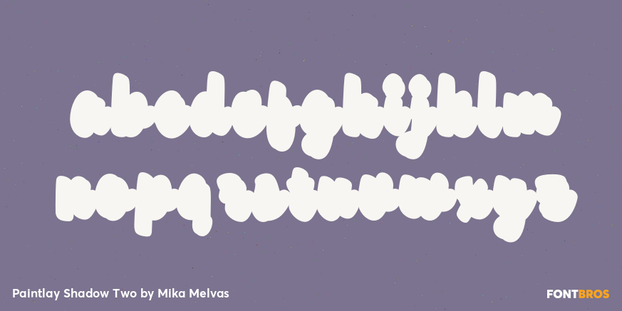 Paintlay Shadow Two Font Poster #1