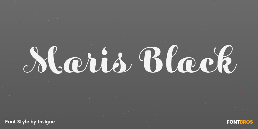 Maris Black Poster