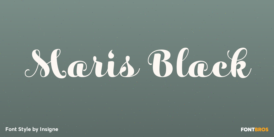 Maris Black Poster