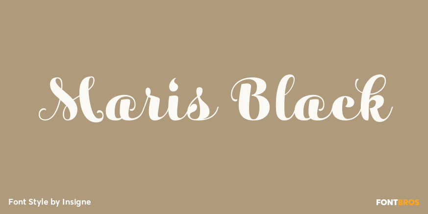 Maris Black Poster