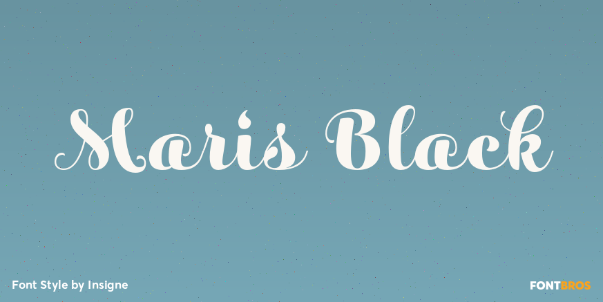 Maris Black Poster