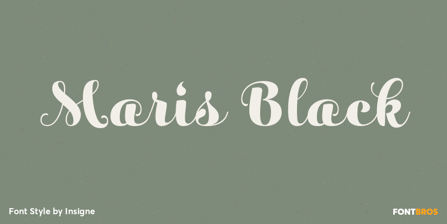 Maris Black Poster