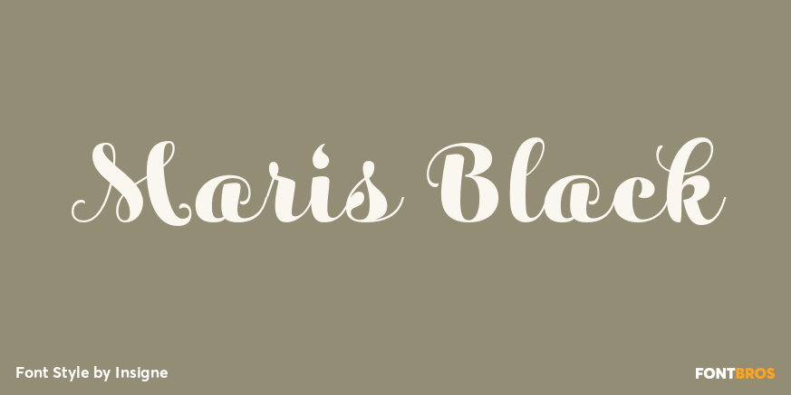 Maris Black Poster