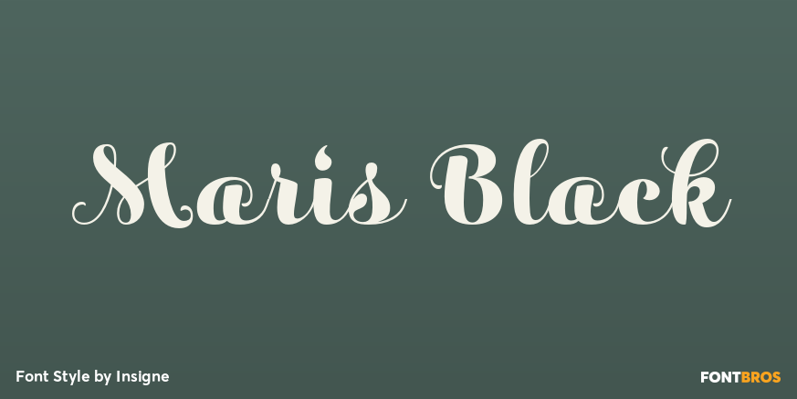 Maris Black Poster