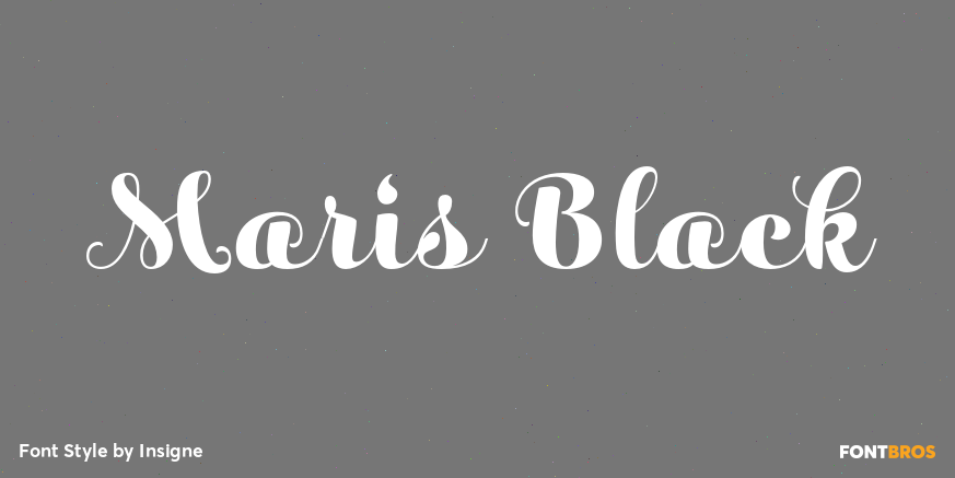 Maris Black Poster