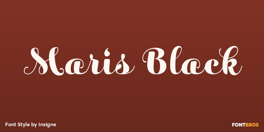 Maris Black Poster