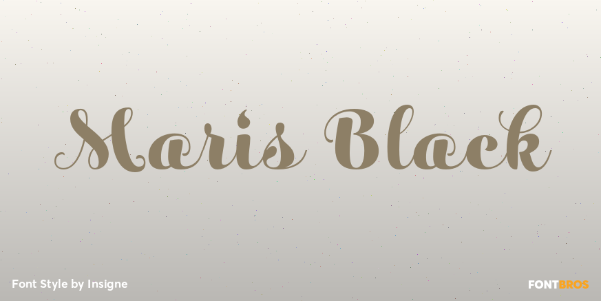 Maris Black Poster