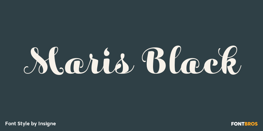 Maris Black Poster