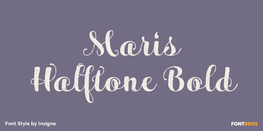 Maris Halftone Bold Poster