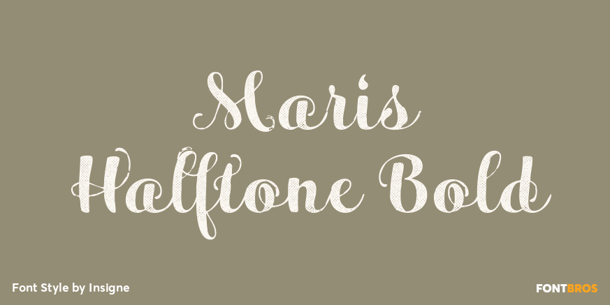 Maris Halftone Bold Poster