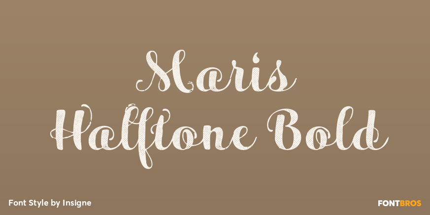 Maris Halftone Bold Poster