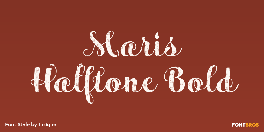 Maris Halftone Bold Poster