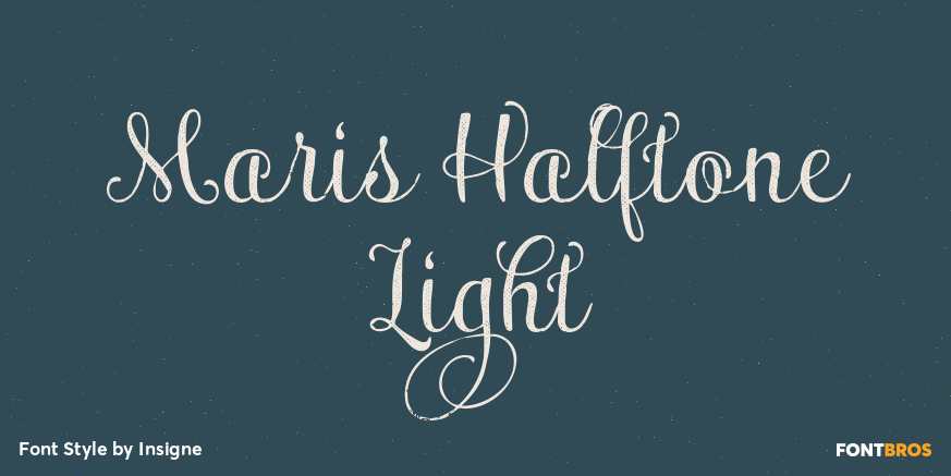 Maris Halftone Light Poster