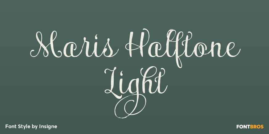 Maris Halftone Light Poster