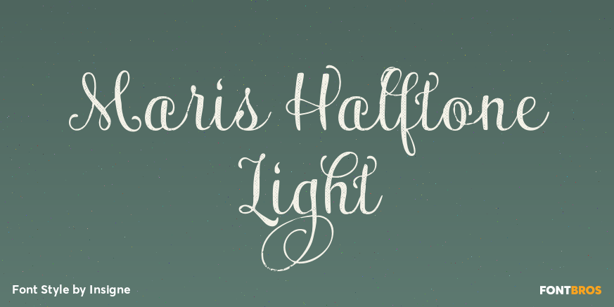 Maris Halftone Light Poster