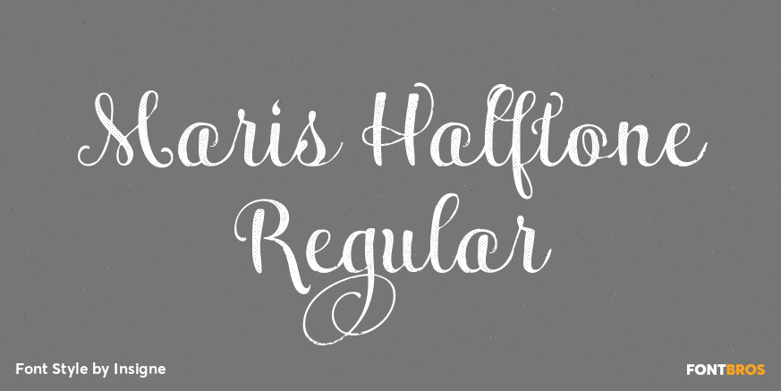 Maris Halftone Regular Poster