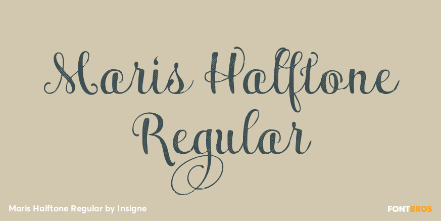 Maris Halftone Regular Poster