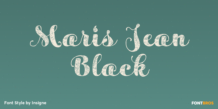 Maris Jean Black Poster