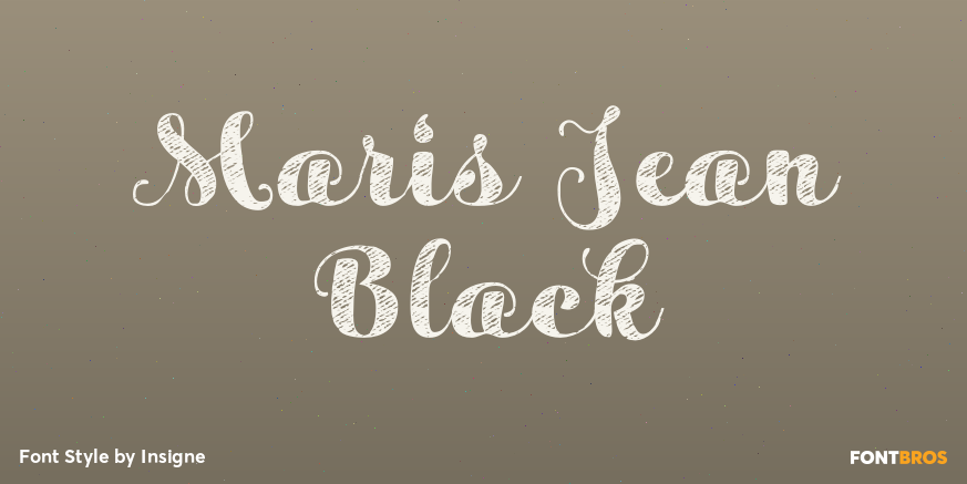 Maris Jean Black Poster
