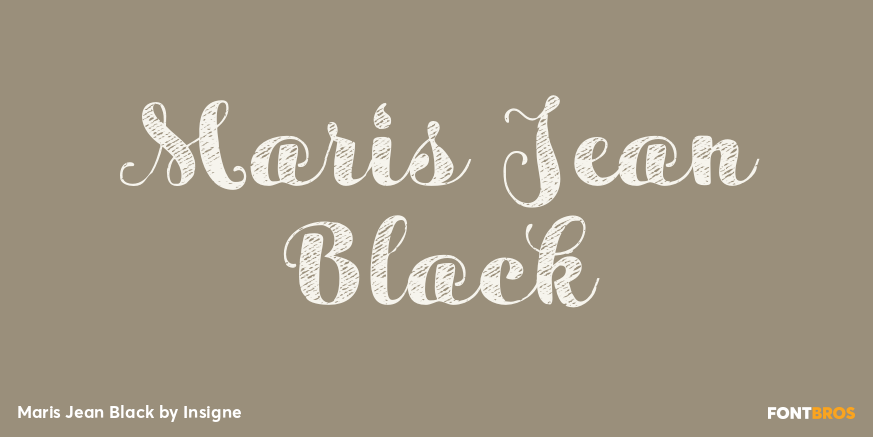 Maris Jean Black Poster