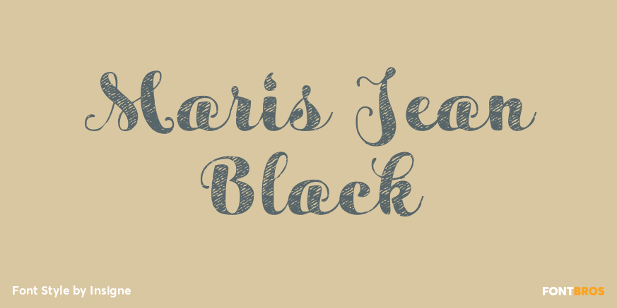 Maris Jean Black Poster
