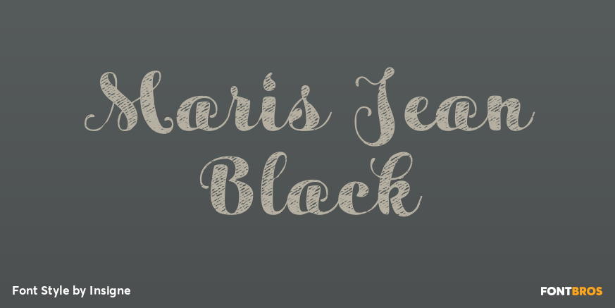 Maris Jean Black Poster