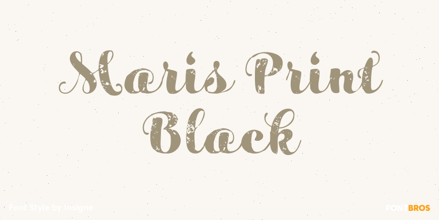 Maris Print Black Poster