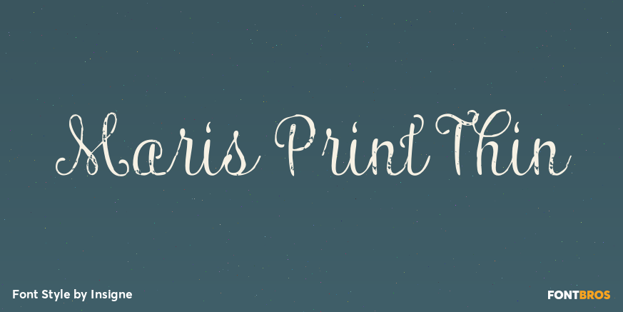 Maris Print Thin Poster