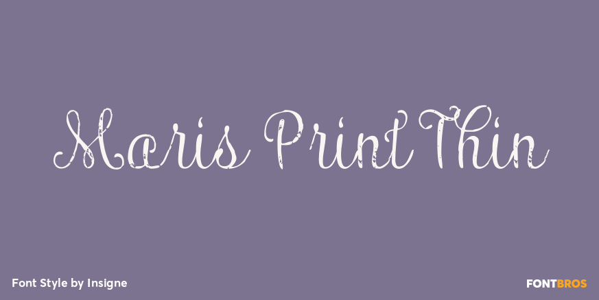 Maris Print Thin Poster