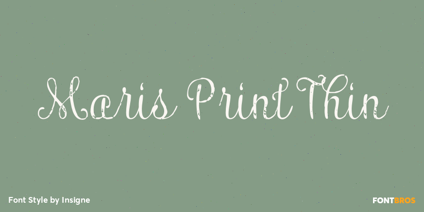 Maris Print Thin Poster