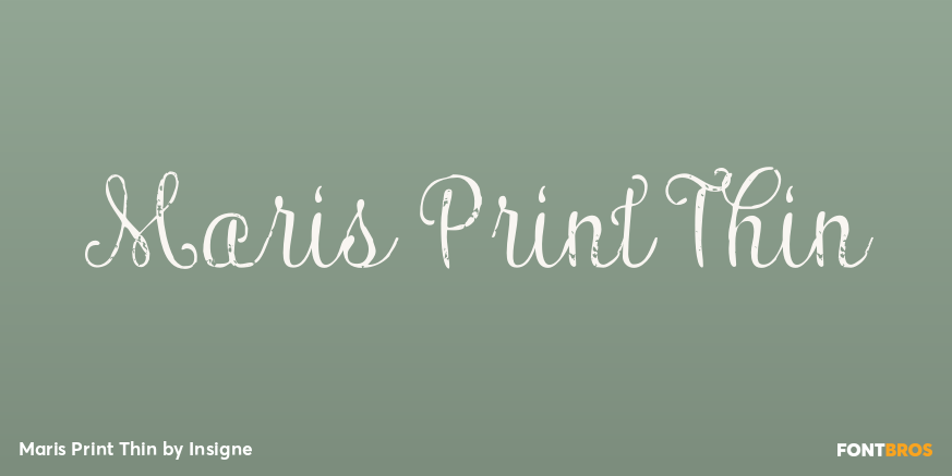 Maris Print Thin Poster