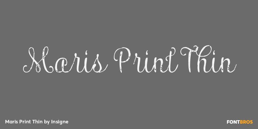 Maris Print Thin Poster