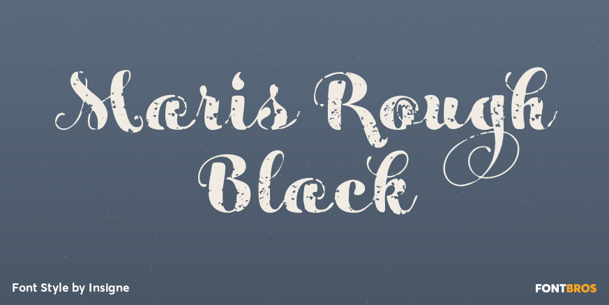 Maris Rough Black Poster