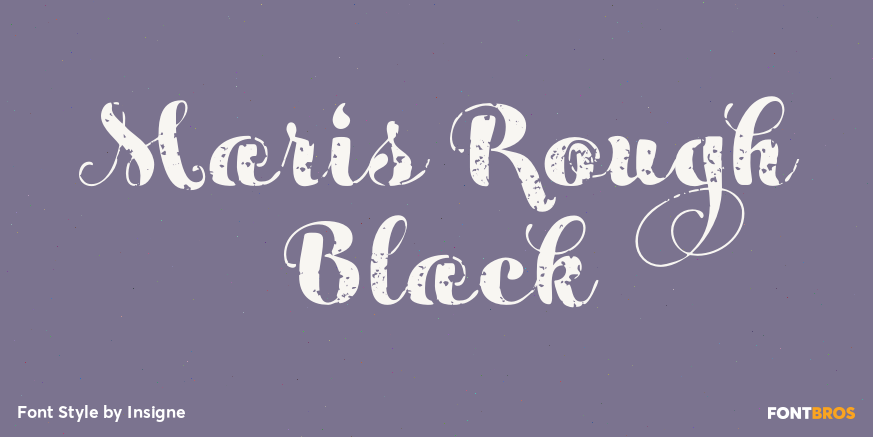 Maris Rough Black Poster