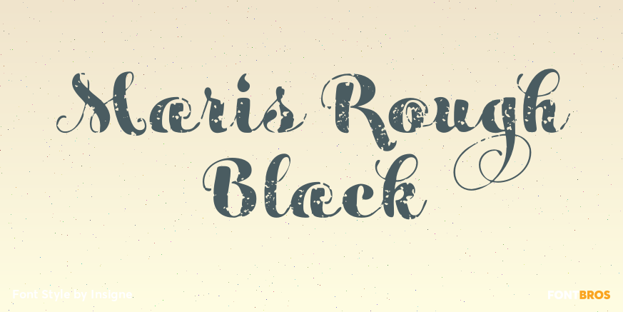 Maris Rough Black Poster