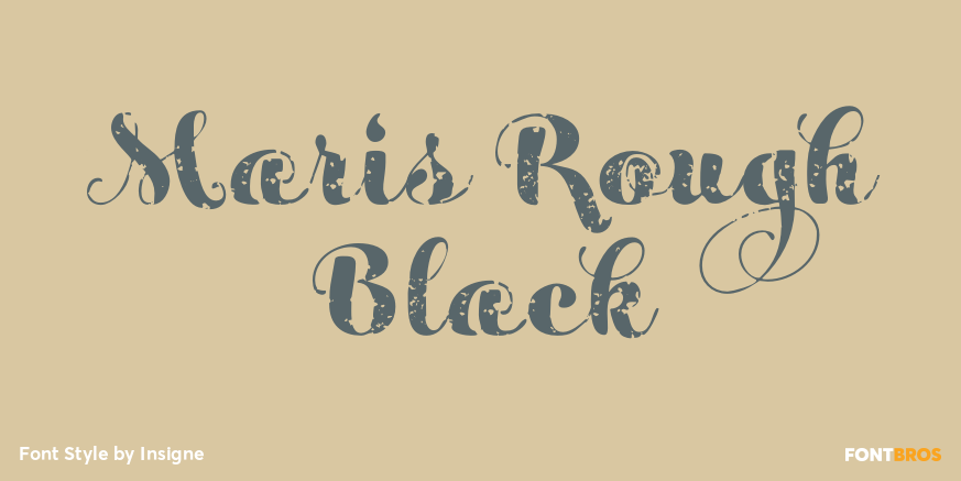 Maris Rough Black Poster