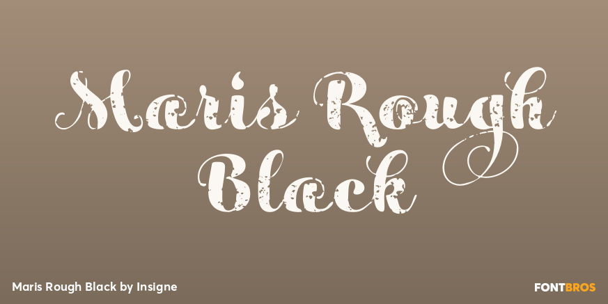 Maris Rough Black Poster