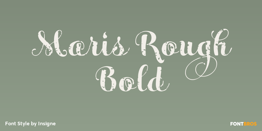 Maris Rough Bold Poster