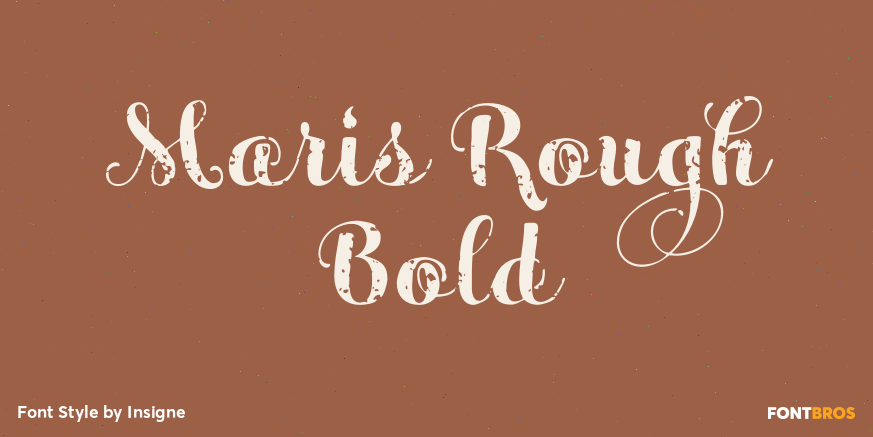 Maris Rough Bold Poster