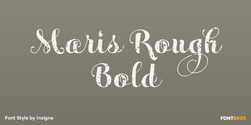 Maris Rough Bold Poster