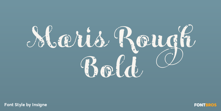 Maris Rough Bold Poster