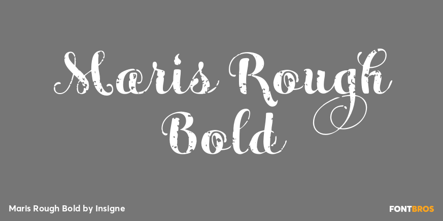 Maris Rough Bold Poster