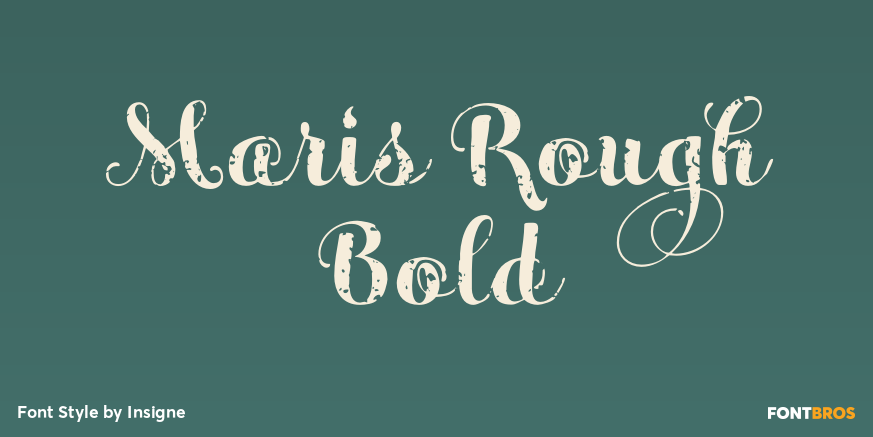 Maris Rough Bold Poster