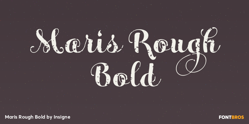 Maris Rough Bold Poster