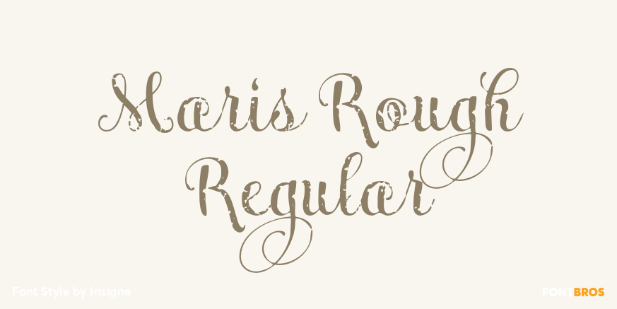 Maris Rough Regular Poster