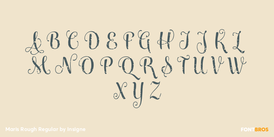 Maris Rough Regular Font Poster #1