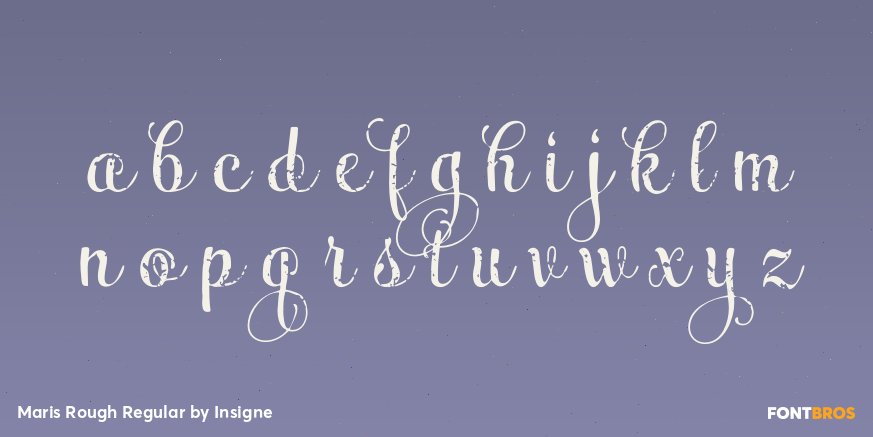 Maris Rough Regular Font Poster #1