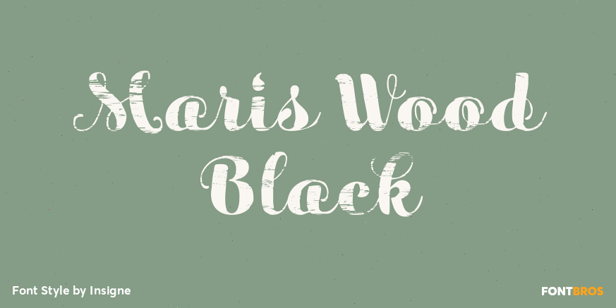 Maris Wood Black Poster