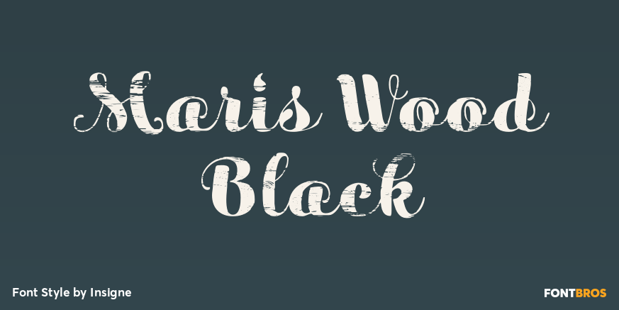 Maris Wood Black Poster