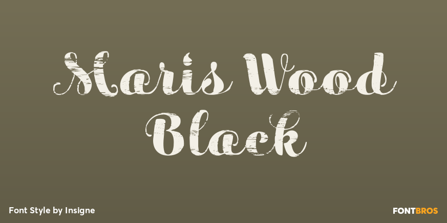 Maris Wood Black Poster